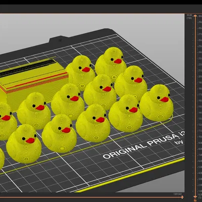 Vịt nhựa nổi nhiều màu sắc với mắt và mỏ phân loại màu