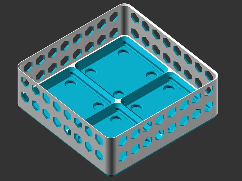 Giỏ chứa đồ gridfinity xếp chồng được với tay cầm và nam ... - Image 9