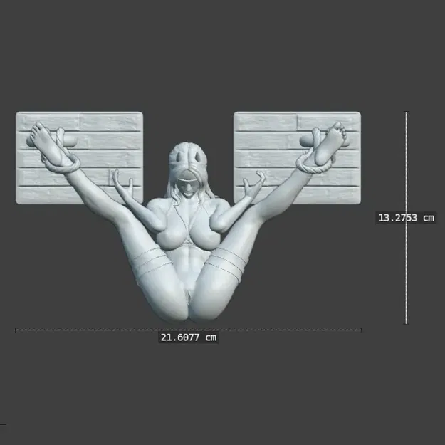 Mô hình figura BDSM 01 với thiết kế treo tường - Image 8