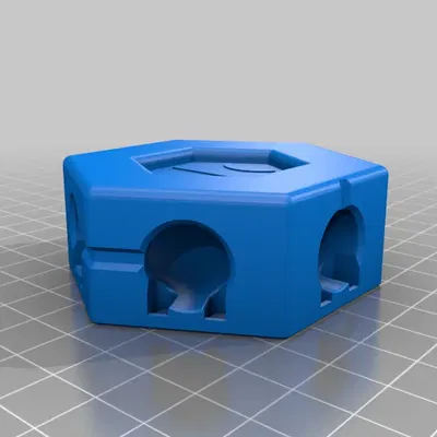 Đường hầm với hai làn cong sắc nét cho hệ thống Gravitrax