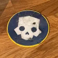 Đế lót ly Skull của Helldivers II (Nhiều phần) - Thumbnail 1