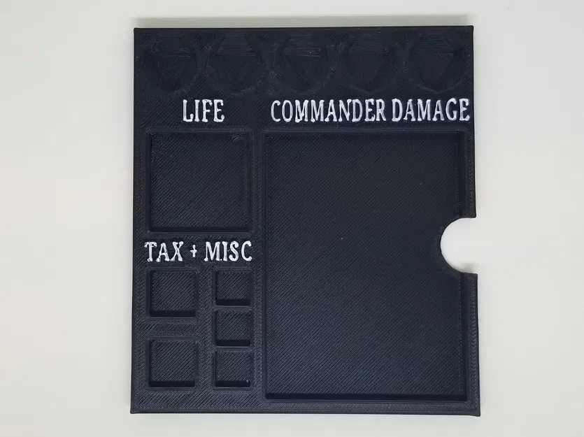 Khay chơi EDH Commander hỗ trợ d20, d6 và bộ đếm sinh mạng - Image 3