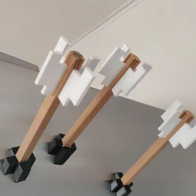 Mũi tên Minecraft sử dụng ren 1/4-20 cho độ bám chắc chắn hơn