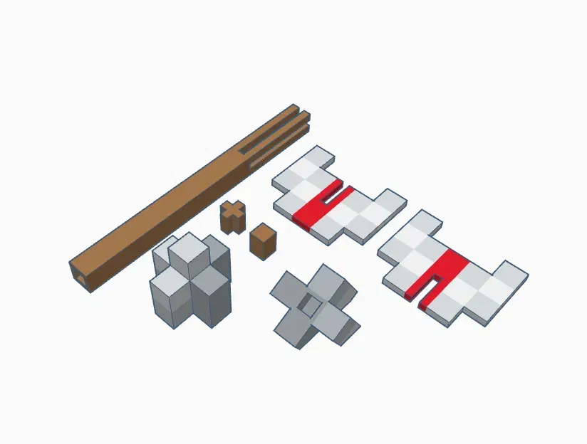 Mũi tên Minecraft với đầu từ tính tùy chọn - Image 3