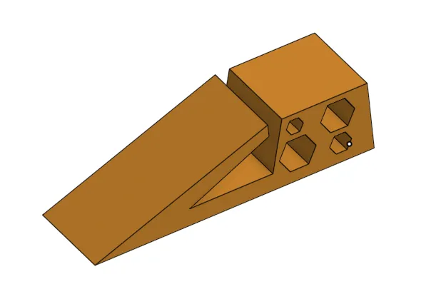 Đế chặn cửa hình lục giác in sẵn tại chỗ - Image 2