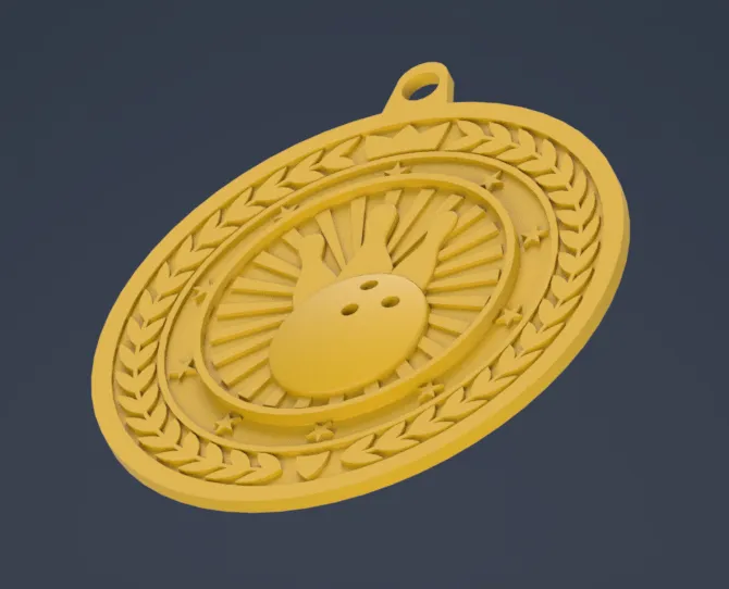 Huy chương bowling cho đội Pin Pals - Image 1