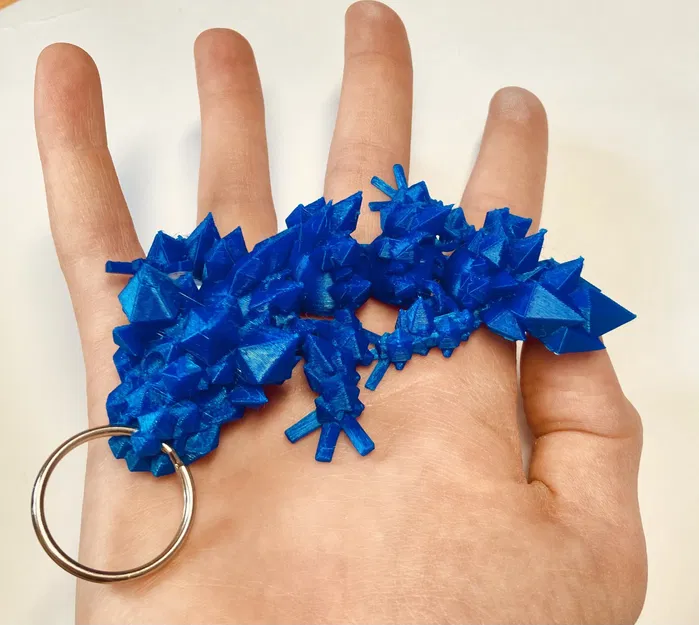 Móc khóa rồng tinh thể linh hoạt Kristalldrache - Image 1