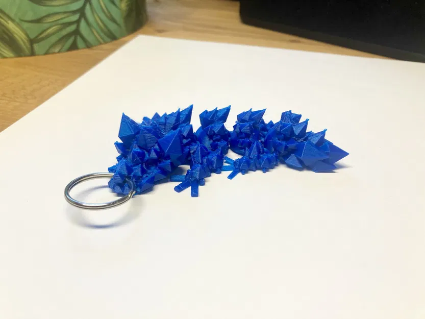 Móc khóa rồng tinh thể linh hoạt Kristalldrache - Image 2