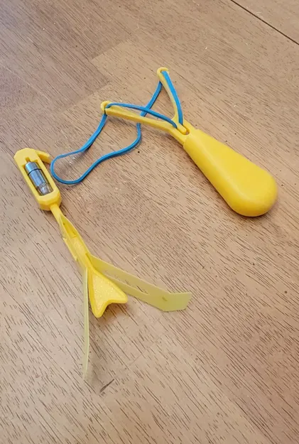 Đồ chơi tên lửa trực thăng phóng cao su có đèn - Image 1