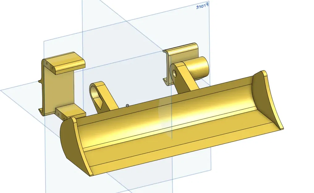 XRP Robot với bộ gàu trước cho xe tải 3D - Image 2