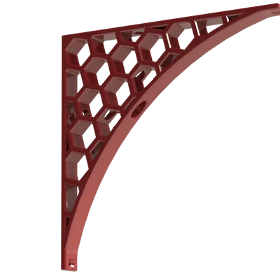 Giá đỡ góc hình lục giác 200x200mm