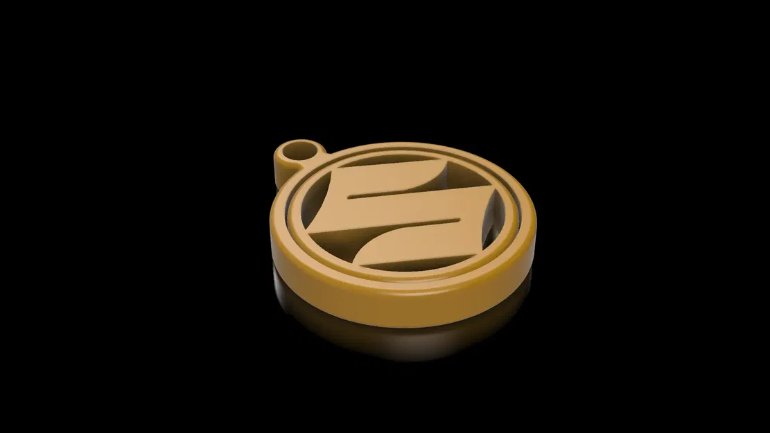 Móc khóa Gyro với logo Suzuki - Image 1