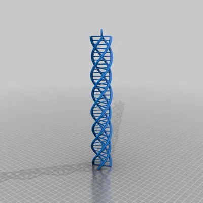 Mô hình DNA Helix 3D nghệ thuật cho thiết kế nội thất