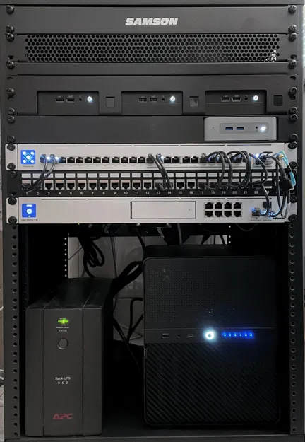 Giá đỡ lắp rack Beelink EQ12 cho máy tính mini 19 - Image 2