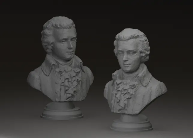 Tượng bán thân Mozart - Phiên bản remix - Image 1
