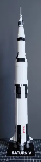 Mô hình tên lửa Saturn V tỉ lệ 1:200 chi tiết - Image 4