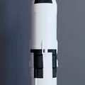 Mô hình tên lửa Saturn V tỉ lệ 1:200 chi tiết - Thumbnail 4