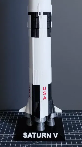 Mô hình tên lửa Saturn V tỉ lệ 1:200 chi tiết - Image 6