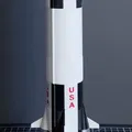 Mô hình tên lửa Saturn V tỉ lệ 1:200 chi tiết - Thumbnail 6