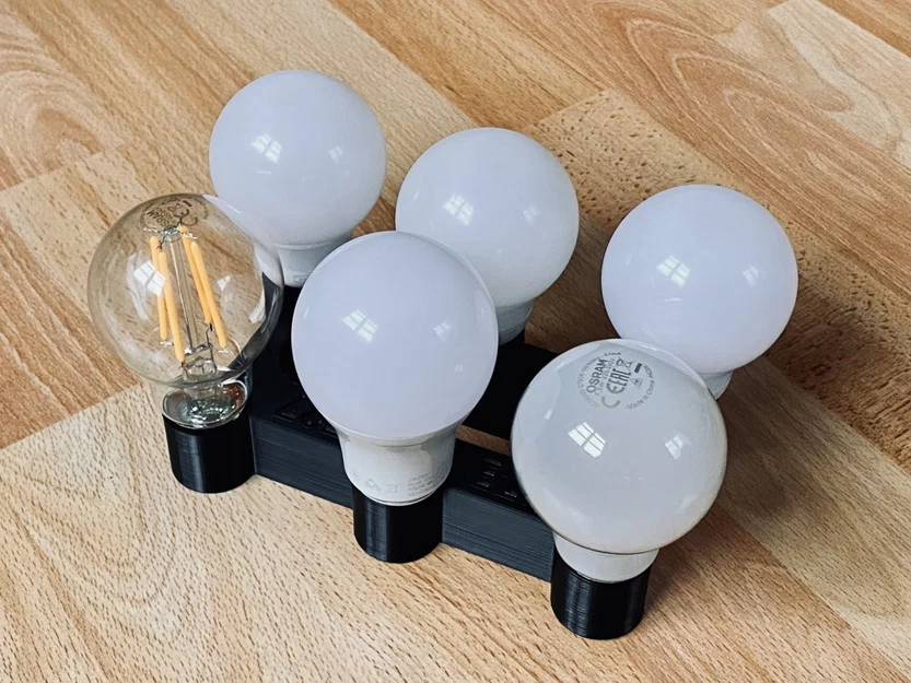 Giá đỡ bóng đèn E14 E27 cho máy in 3D - Image 1
