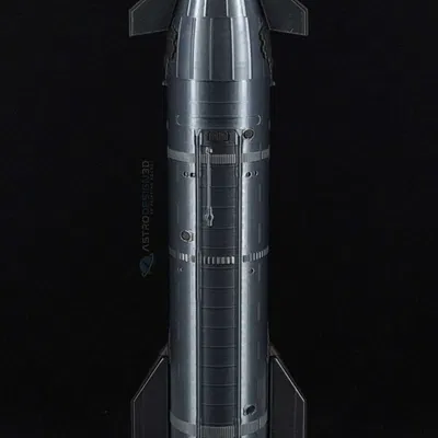 Mô hình Starship V2 tỉ lệ 1:200 chi tiết cao