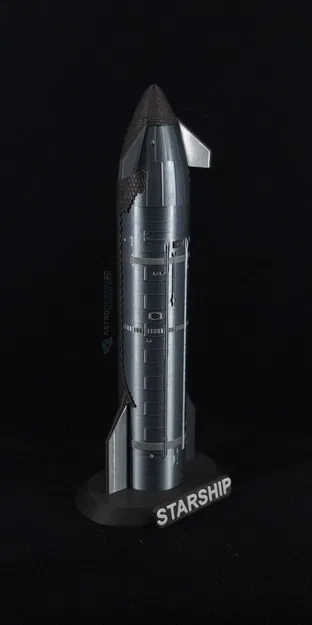 Mô hình Starship V2 tỉ lệ 1:200 chi tiết cao - Image 3
