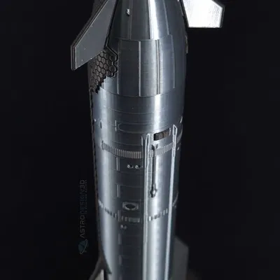 Mô hình Starship V2 tỉ lệ 1:200 chi tiết cao