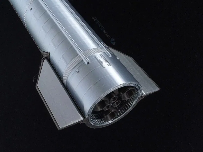 Mô hình Starship V2 tỉ lệ 1:200 chi tiết cao - Image 9