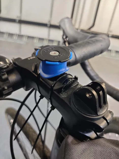 Bộ chuyển đổi tay lái phẳng cho giá đỡ xe đạp quadlock - Image 1