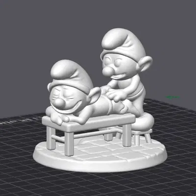 MassageSchlumpf – Hai chú lùn thư giãn tại làng