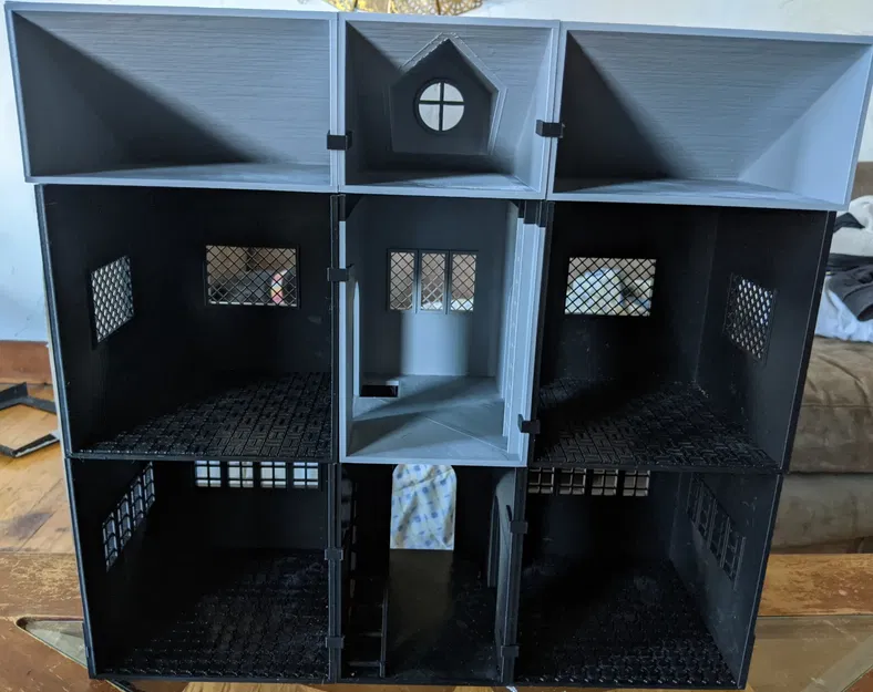 Nhà búp bê phong cách Tudor in 3D cho trẻ em - Image 5