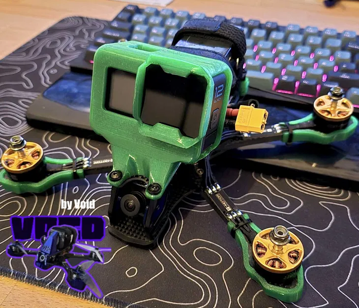 Giá đỡ GoPro Hero 9-13 với khả năng điều chỉnh FOV tối đa - Image 4