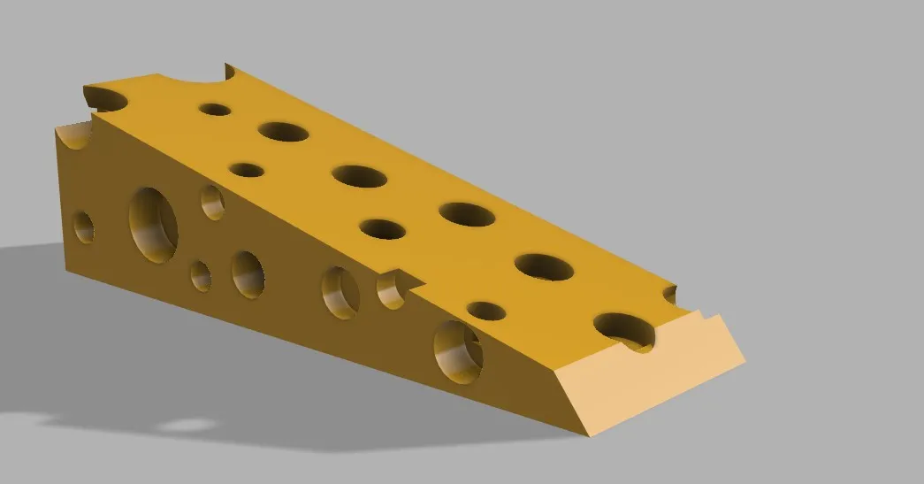 Cái chặn cửa hình khối phô mai độc đáo - Image 1