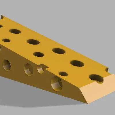 Cái chặn cửa hình khối phô mai độc đáo