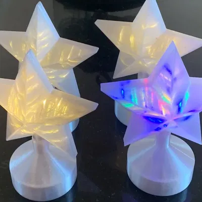 Ngôi sao lùn: Trang trí Giáng sinh với đèn LED đa dạng