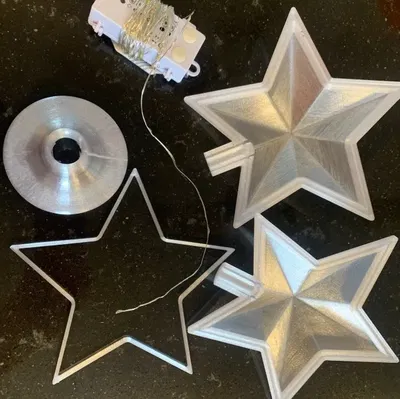 Ngôi sao lùn: Trang trí Giáng sinh với đèn LED đa dạng