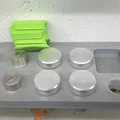 Giá đỡ chó UJK 20mm V2 treo tường với 9 lỗ và ngăn nhỏ - Thumbnail 1