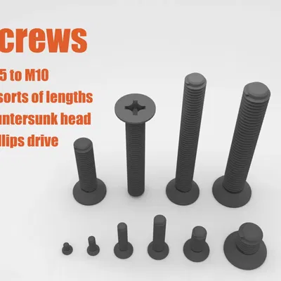 Vít chìm M2.5 - M10 với nhiều độ dài khác nhau