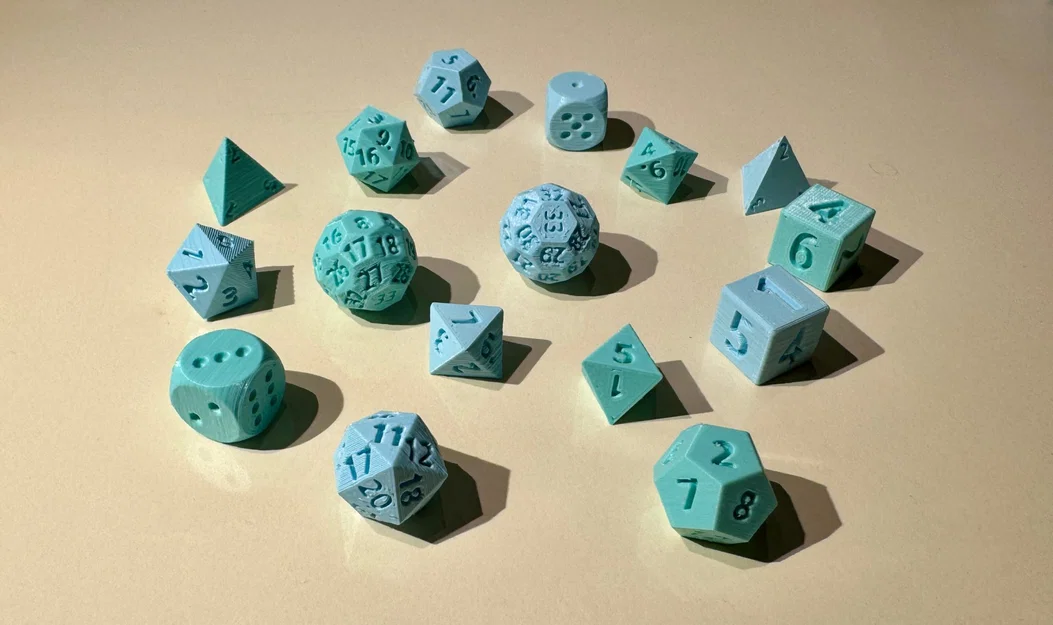 Bộ xúc xắc tiêu chuẩn với nhiều loại hình dạng khác nhau - Image 2