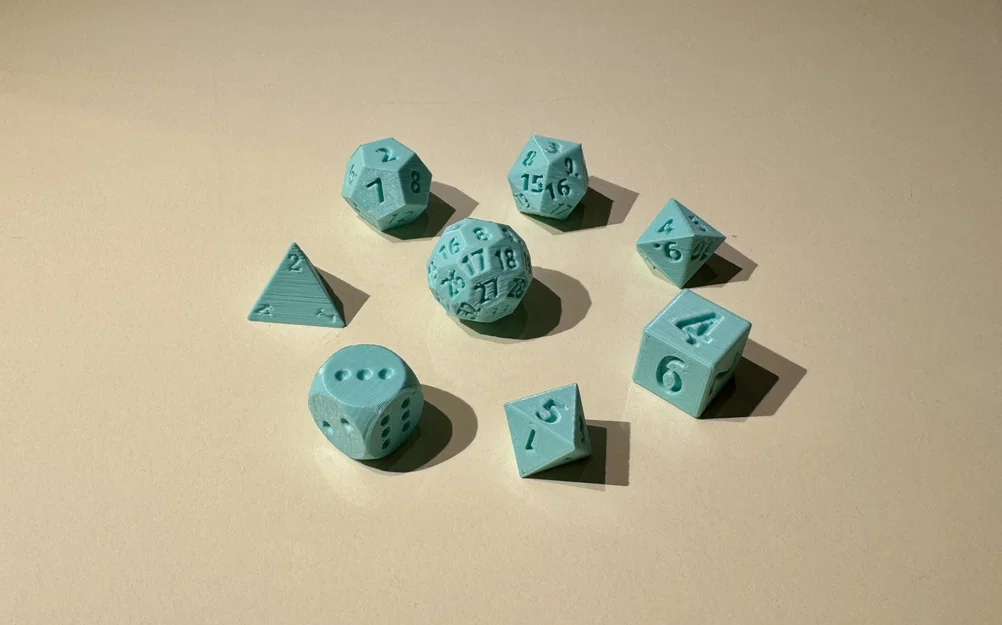 Bộ xúc xắc tiêu chuẩn với nhiều loại hình dạng khác nhau - Image 3