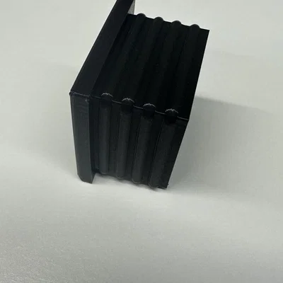Nắp chặn Lamellen 40mm x 40mm cho ống hình chữ nhật