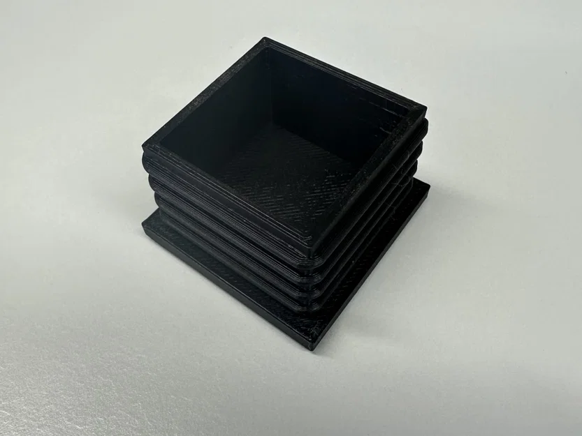 Nắp chặn Lamellen 40mm x 40mm cho ống hình chữ nhật - Image 2