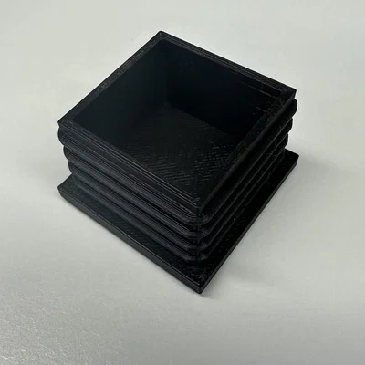 Nắp chặn Lamellen 40mm x 40mm cho ống hình chữ nhật