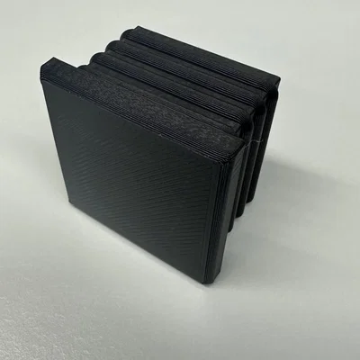 Nắp chặn Lamellen 40mm x 40mm cho ống hình chữ nhật