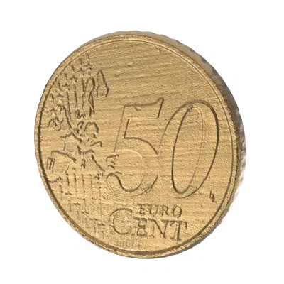 Tiền xu 50 Euro-Cent quét 3D