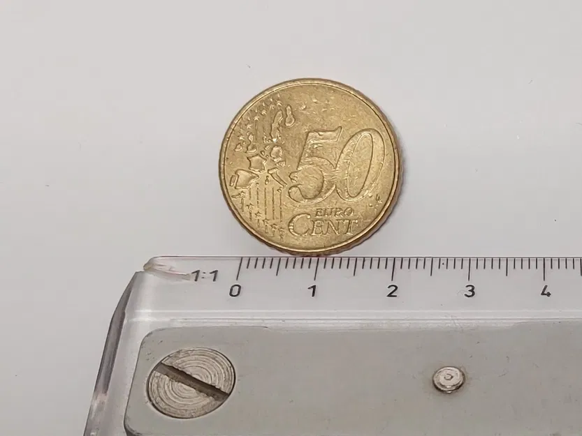 Tiền xu 50 Euro-Cent quét 3D - Image 4