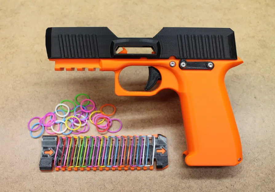 Súng cao su bắn đạn cao su kiểu Mag Fed - Image 1