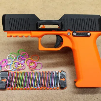 Súng cao su bắn đạn cao su kiểu Mag Fed