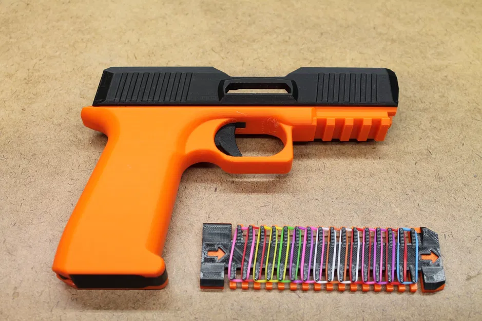 Súng cao su bắn đạn cao su kiểu Mag Fed - Image 3