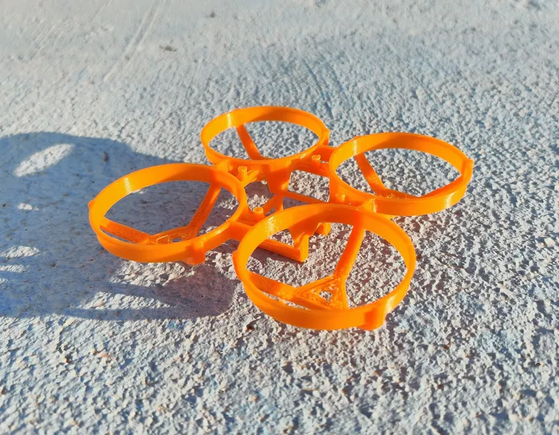 Khung drone tiny whoop in place không cần hỗ trợ 75mm - Image 1